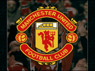 Manchester United Championship Soccer title screen for Super Nintendo